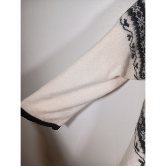 Nine West Lambs Wool Heavy Off White Womens Open Drape Plus Cardigan Size 1X 2X - Picture 3 of 7